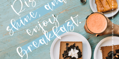 Tasty Snack Font Poster 11