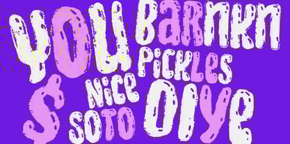 Flush Brush Font Poster 3