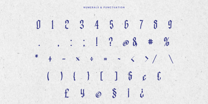 Westend Ridge Font Poster 13