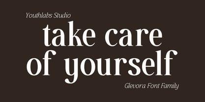 Glevora Font Poster 5