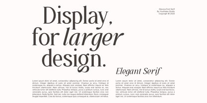 Glevora Font Poster 12