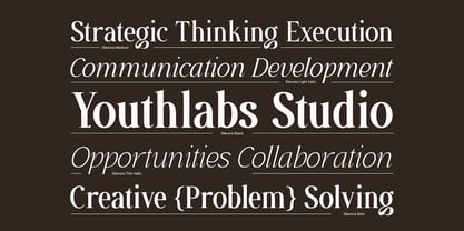 Glevora Font Poster 2