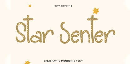 Star senter Font Poster 1