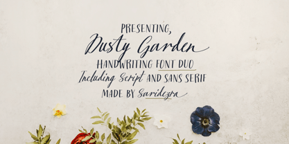 Dusty Garden Font Poster 1