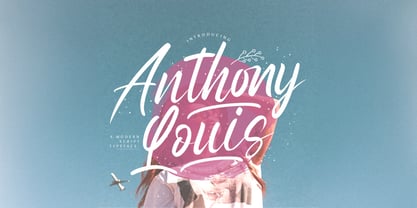 Anthony Louis Font Poster 1