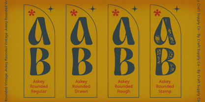 Askey Rounded Font Poster 12