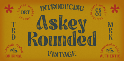 Askey Rounded Font Poster 11