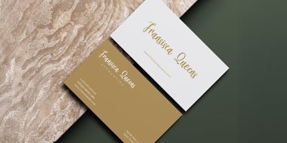 Britany Queens Font Poster 4