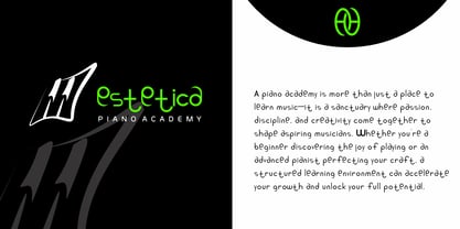 Moderni Font Poster 5