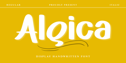 Algica Font Poster 1