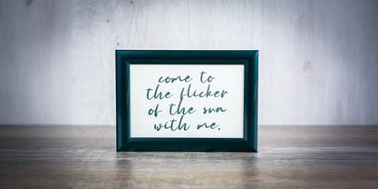 Anyer Beach Font Poster 4