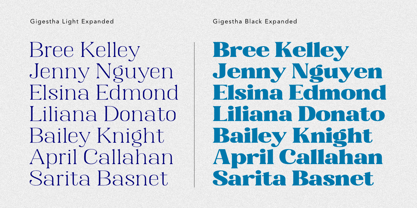 Gigestha Font Poster 6