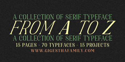 Gigestha Font Poster 15