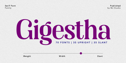 Gigestha Font Poster 1