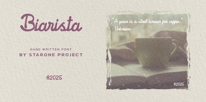Biarista Font Poster 1