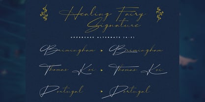Healing Fairy Font Poster 3