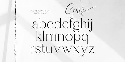 Marie Cortney Font Poster 8