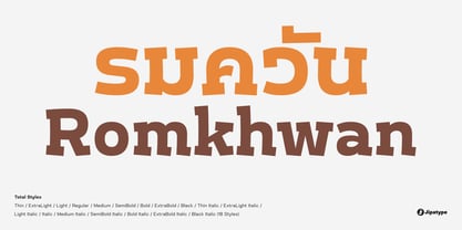 Romkhwan Font Poster 1