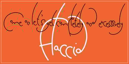 Flaccid Font Poster 3