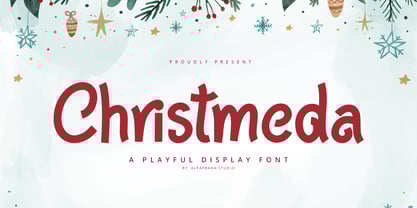 Christmeda Font Poster 1