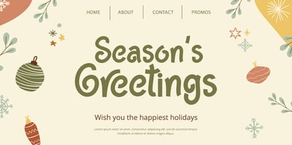 Christmeda Font Poster 2