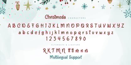Christmeda Font Poster 9