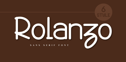 Rolanzo Font Poster 1