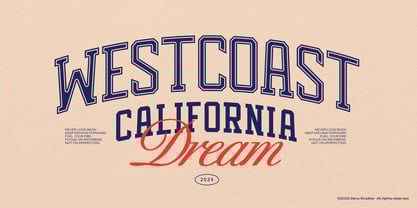 Capitan Playden Inline Font Poster 2