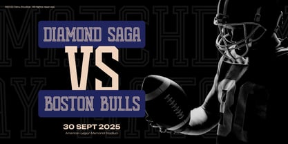 Capitan Playden Inline Font Poster 5