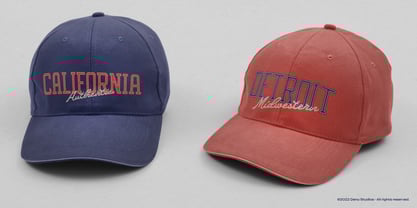 Capitan Playden Inline Font Poster 8