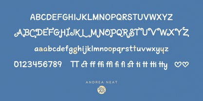 Andrea Neat Font Poster 8
