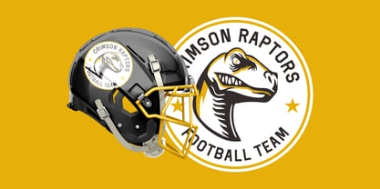 Super Touchdown Font Poster 3