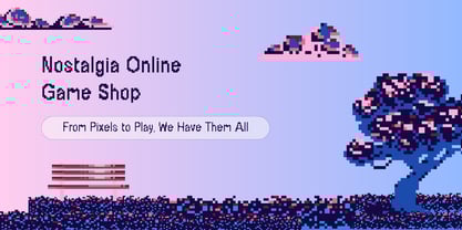 Chonky Bits Font Font Poster 6