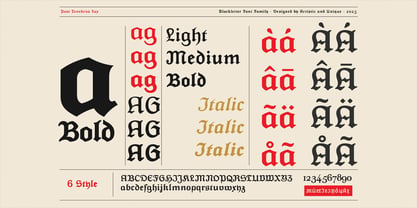 Post Tenebras Lux Font Poster 4
