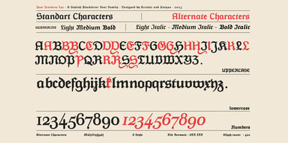 Post Tenebras Lux Font Poster 5