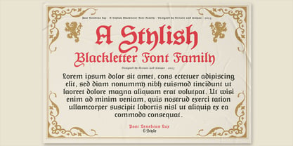 Post Tenebras Lux Font Poster 10