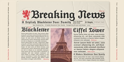 Post Tenebras Lux Font Poster 12