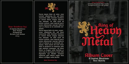 Post Tenebras Lux Font Poster 13