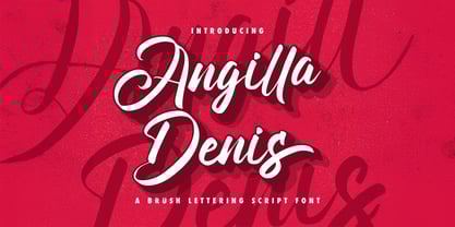 Angilla Denis Font Poster 1