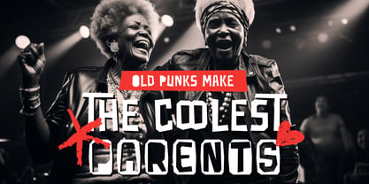 Roost Punk Font Poster 2