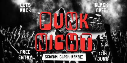Roost Punk Font Poster 4
