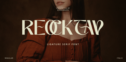 Reoctav Font Poster 1