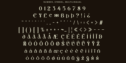 Reoctav Font Poster 13