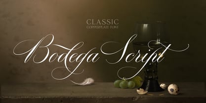 Bodega Script Font Poster 1