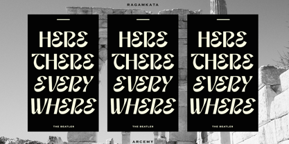 Arcemy Font Poster 3