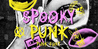 Spooky Punk Font Poster 1