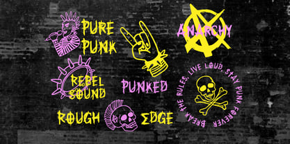Spooky Punk Font Poster 4