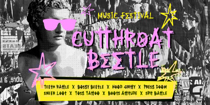 Spooky Punk Font Poster 2