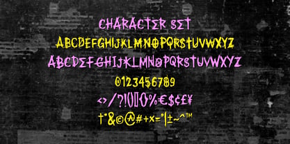 Spooky Punk Font Poster 5