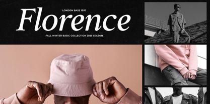 Pink Average Font Poster 6